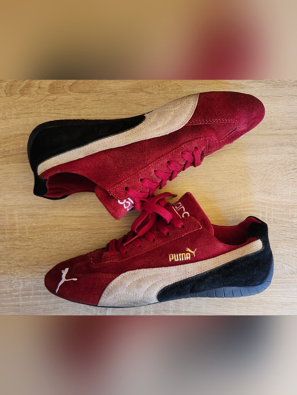 Sparco Puma Red Racing Shoes Size 9 Men's, For Real Racing and Sim Racing! - Picture 3 of 14